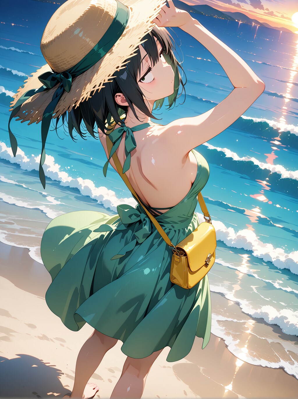 ⑥初めての海の家（想像）