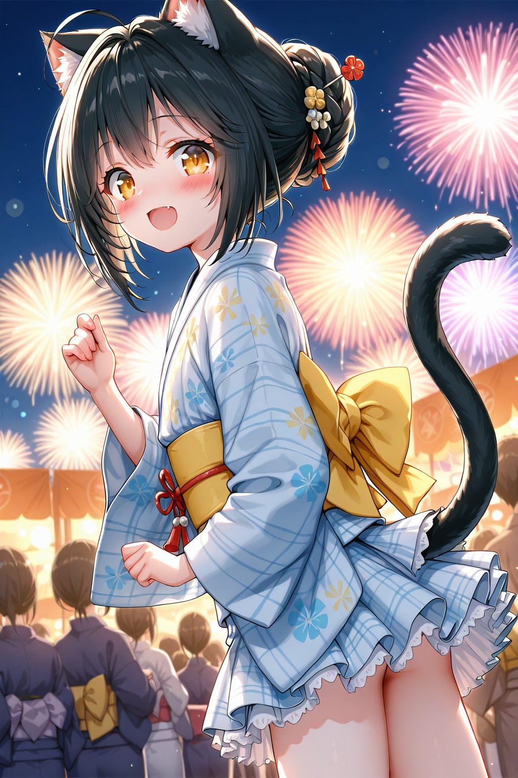 ネコミミハナビ