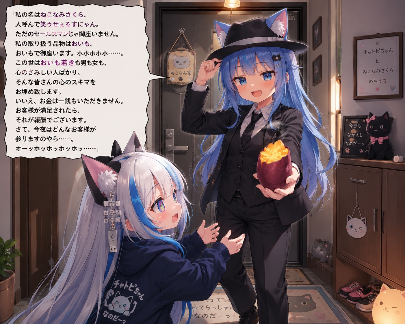 笑ゥせぇるすにゃん | の人気AIイラスト・グラビア