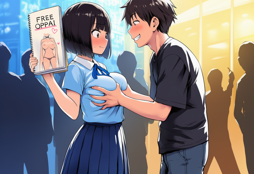 前から後ろからふりーおっぱい