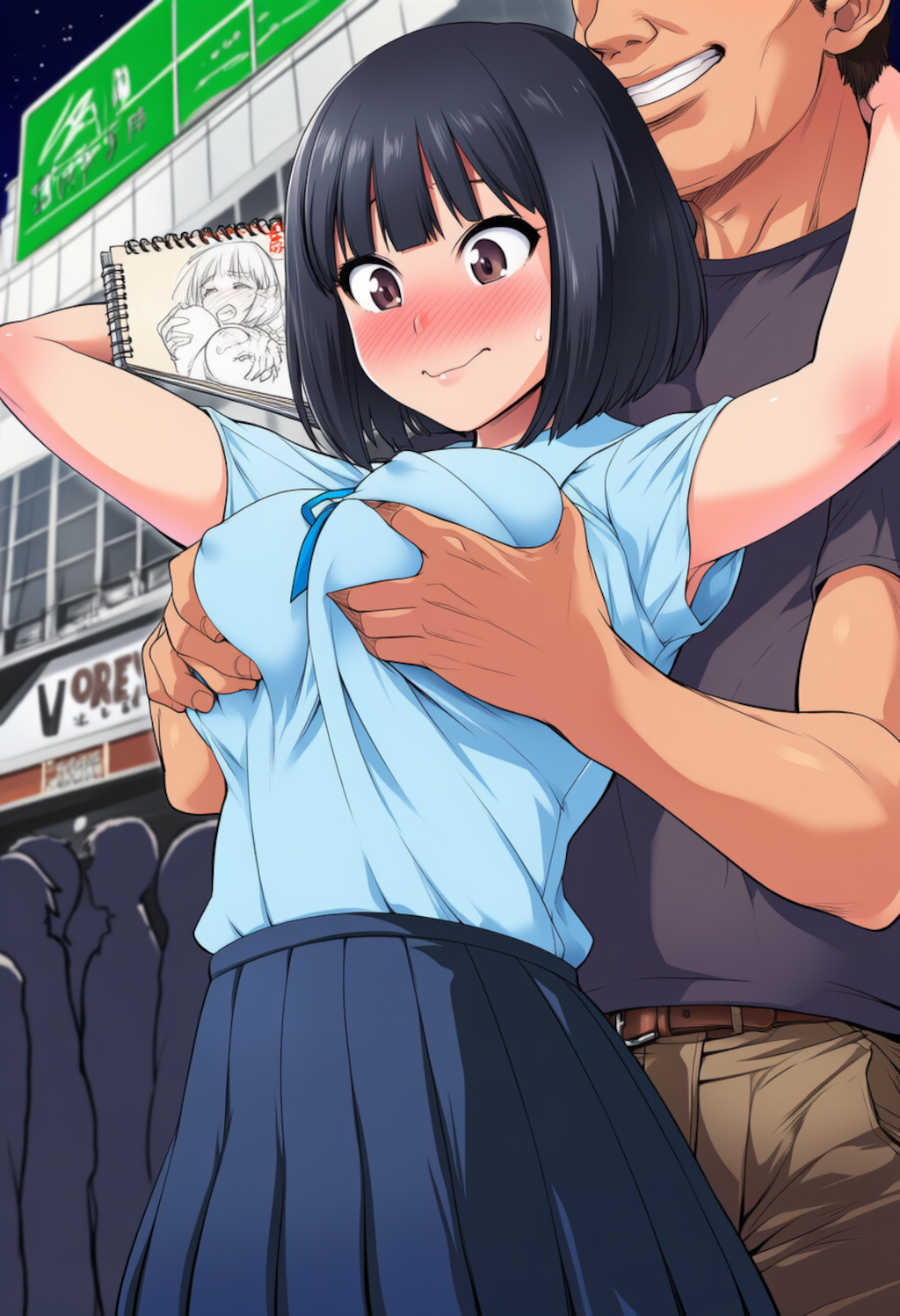 前から後ろからふりーおっぱい
