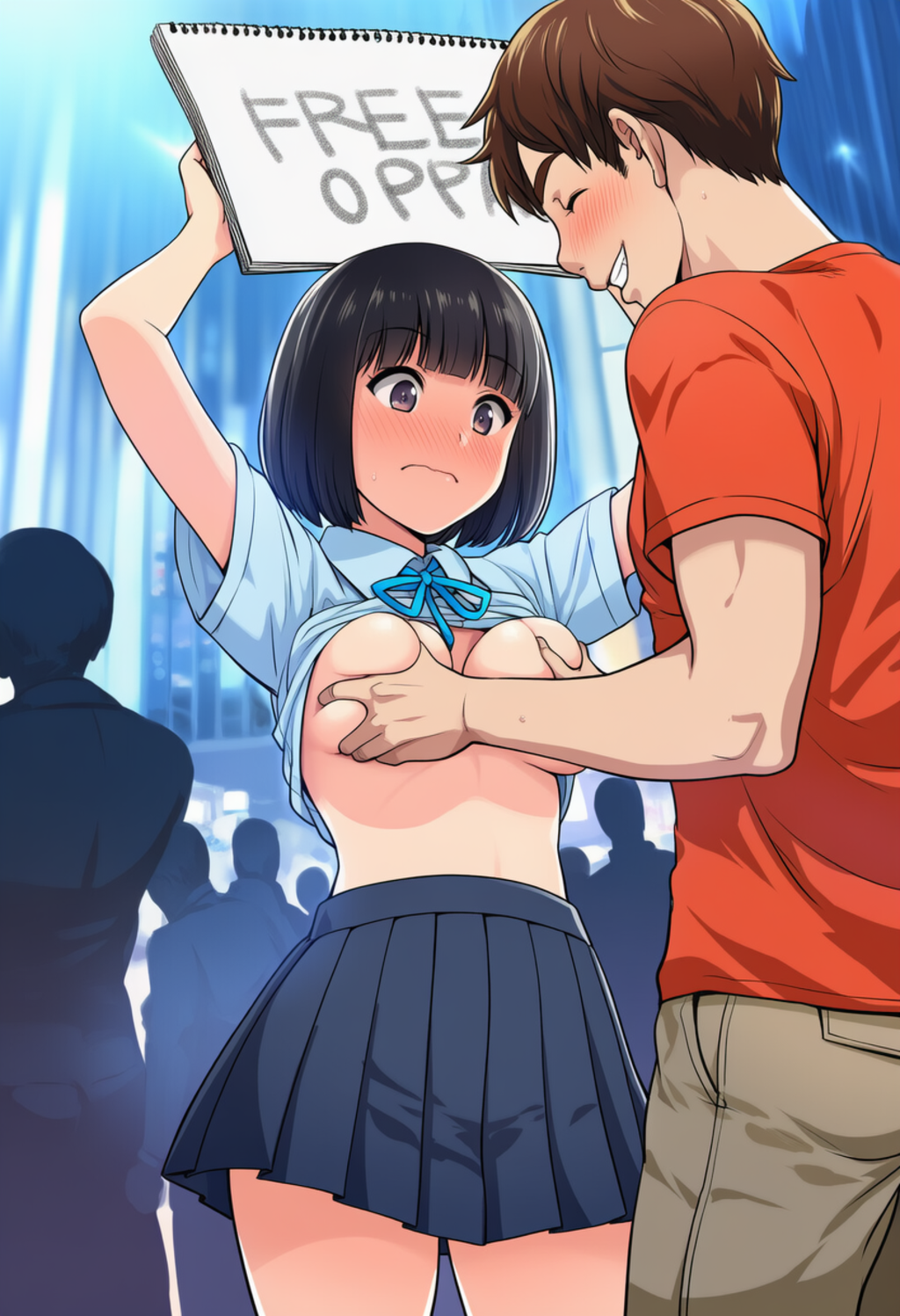 前から後ろからふりーおっぱい