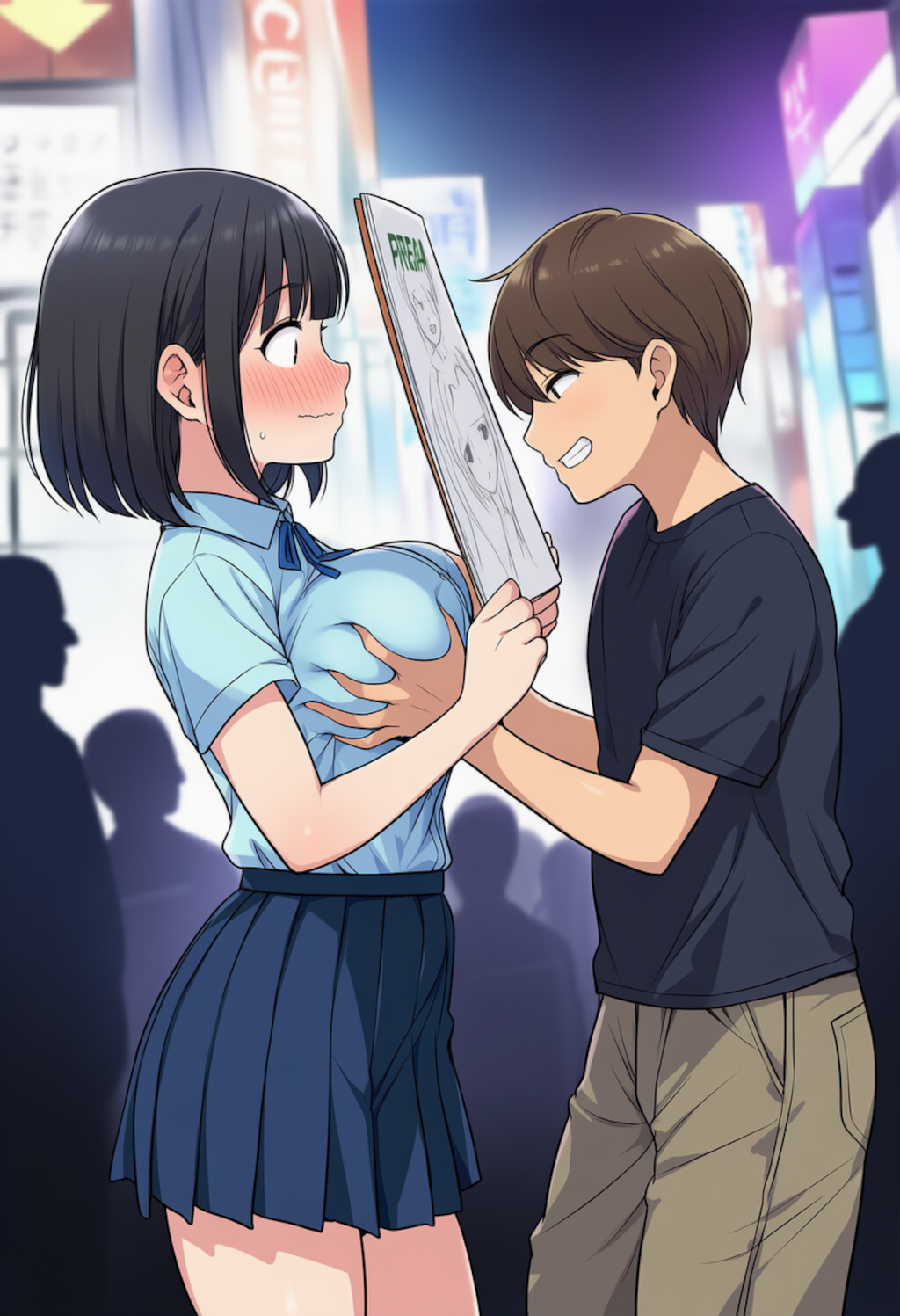 前から後ろからふりーおっぱい