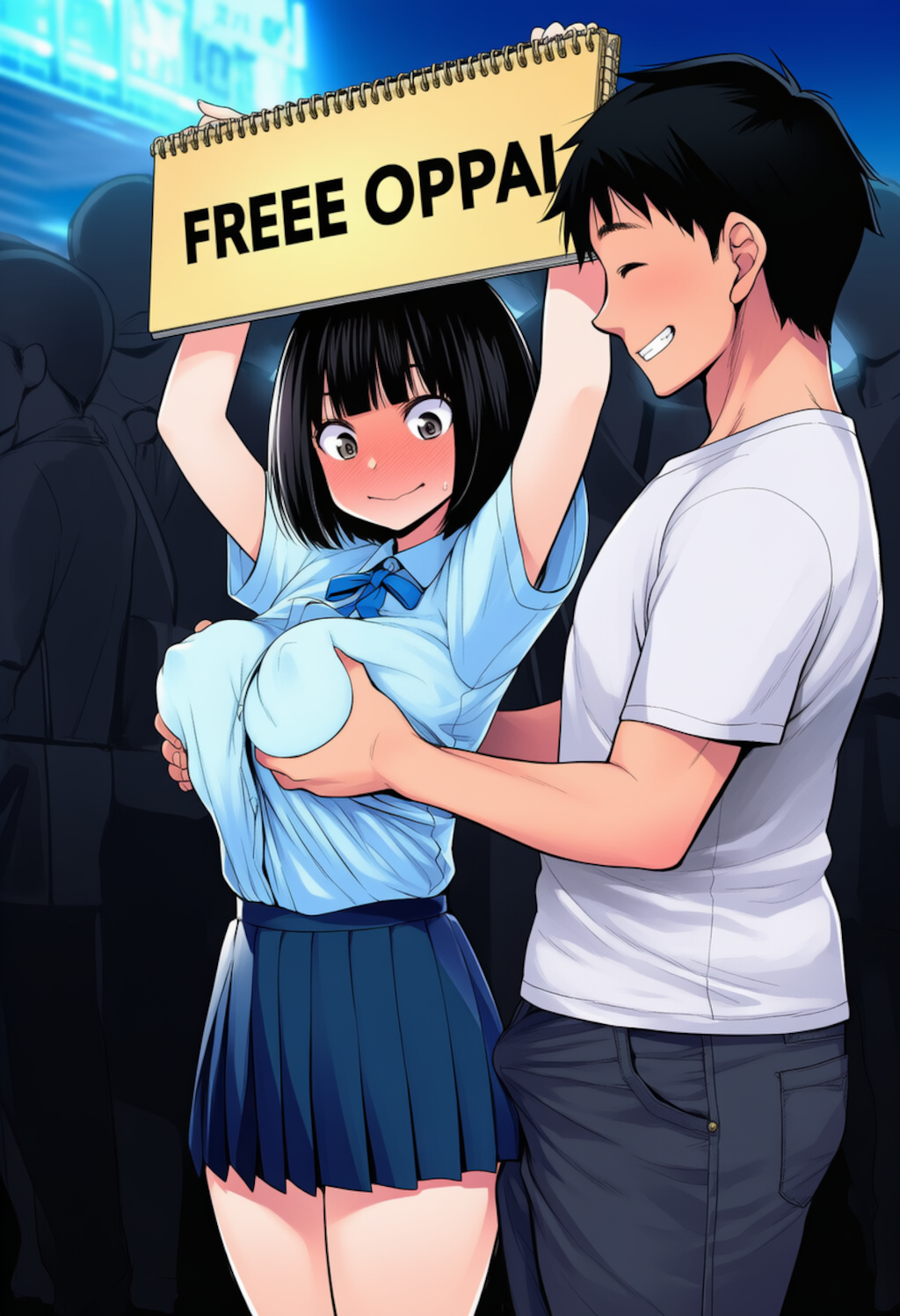 前から後ろからふりーおっぱい