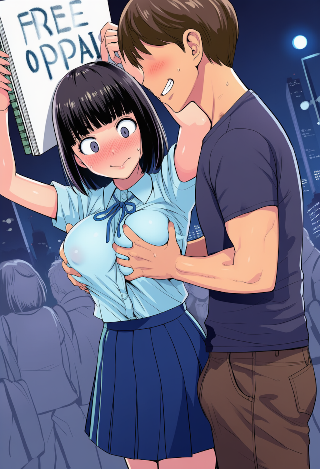前から後ろからふりーおっぱい