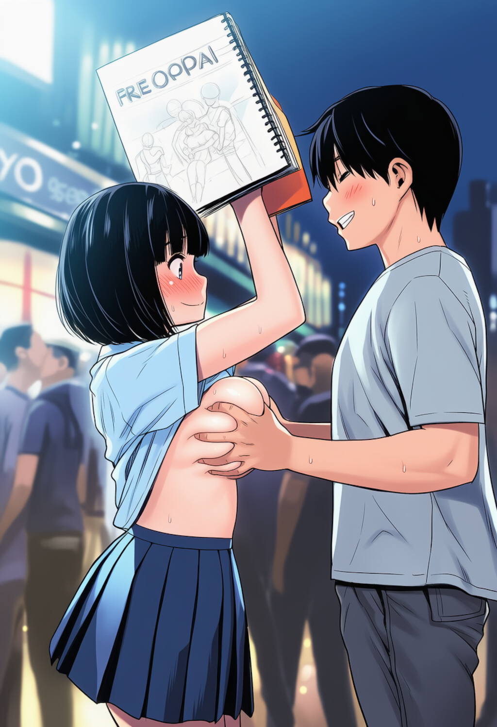 前から後ろからふりーおっぱい