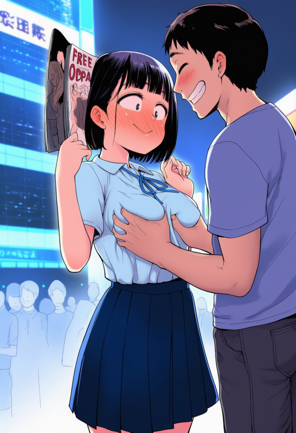 前から後ろからふりーおっぱい