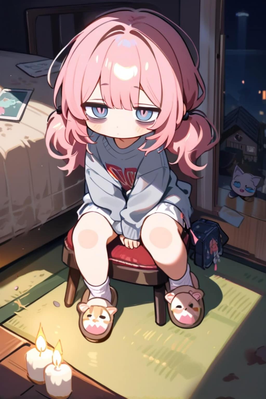 ピンク髪の陰キャちゃん