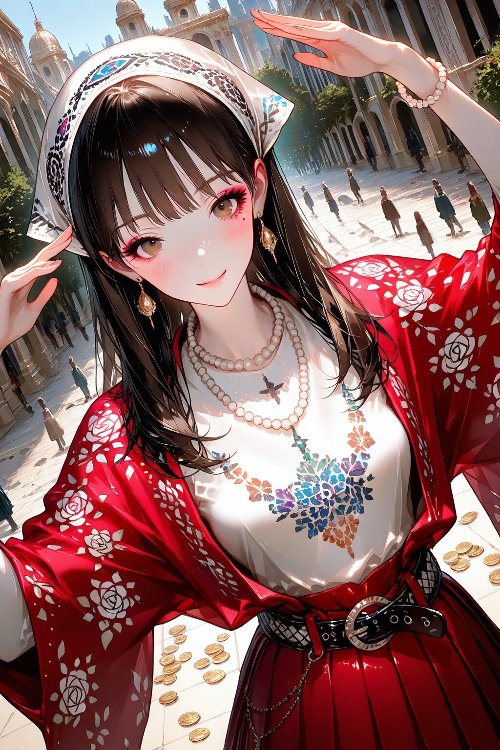 キチュア女性の民族衣装/エクアドル