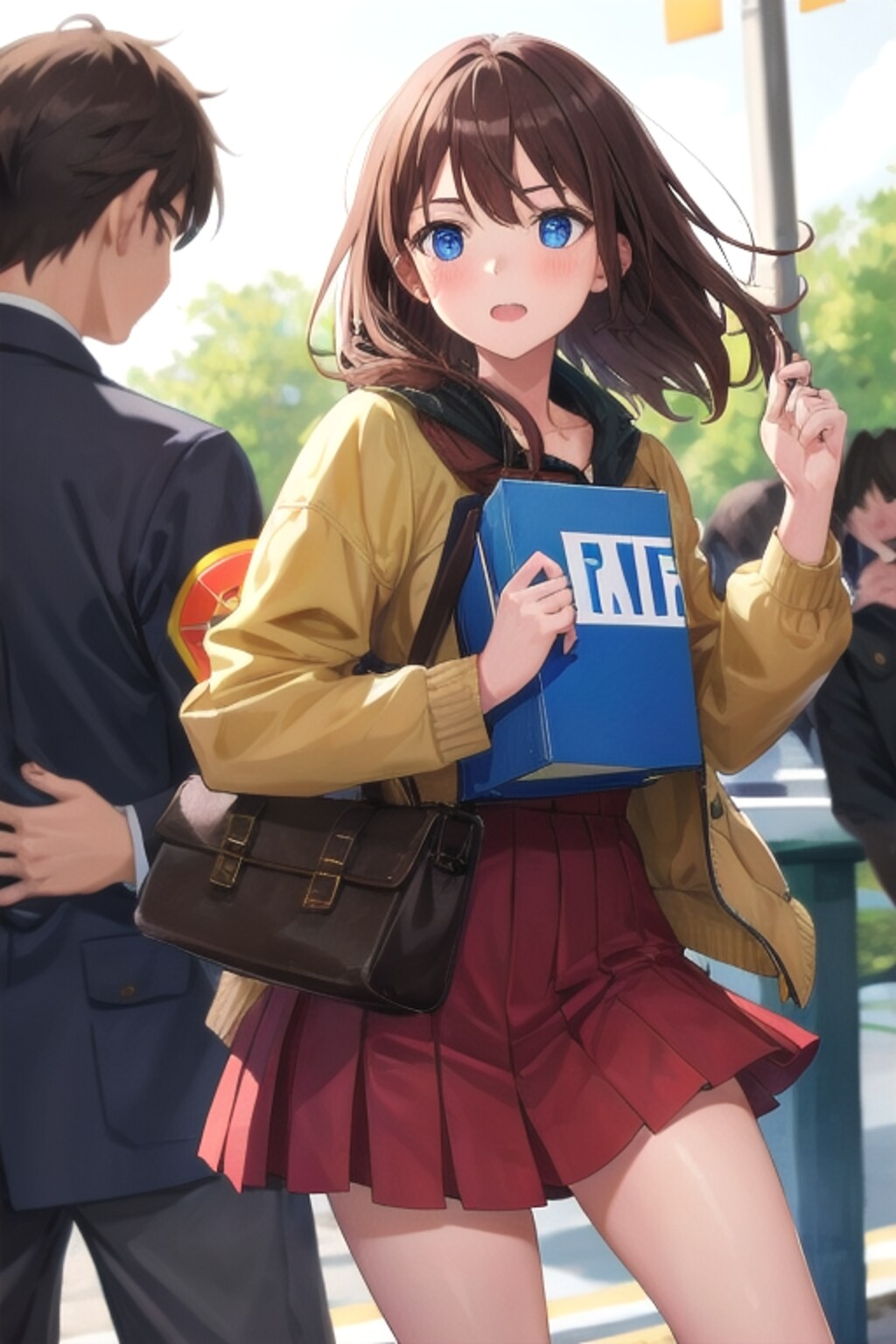 勇者の件を構える女の子