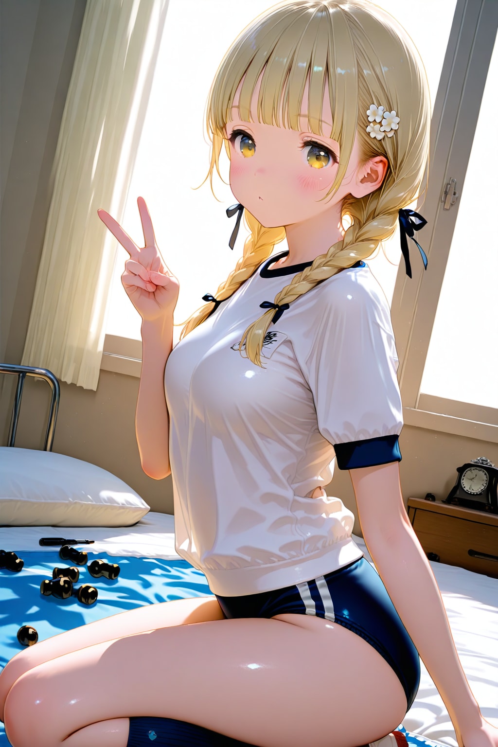 初星学園高等部1年で1番ブルマが似合う、藤田ことねでーす！