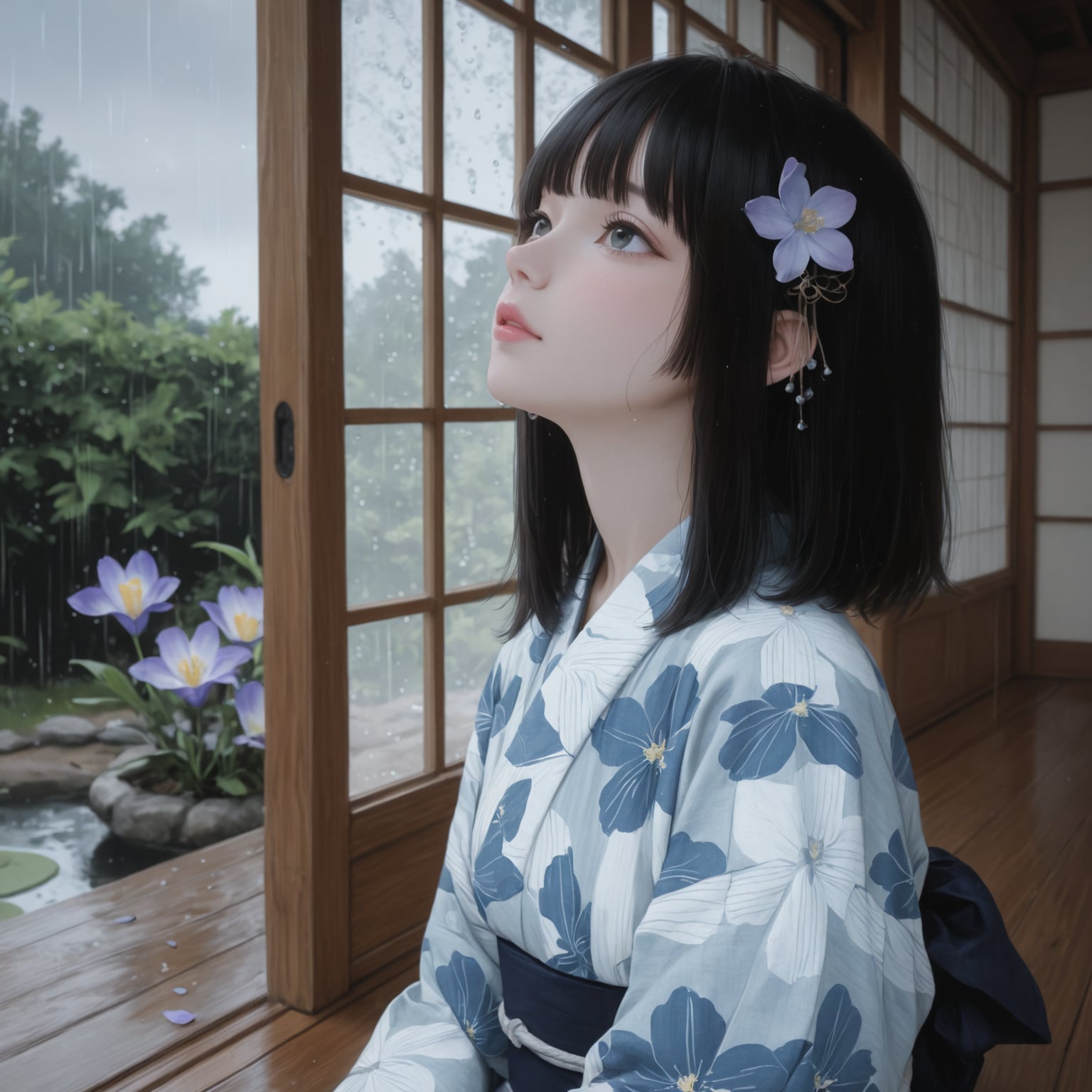 雨音 | の人気AIイラスト・グラビア