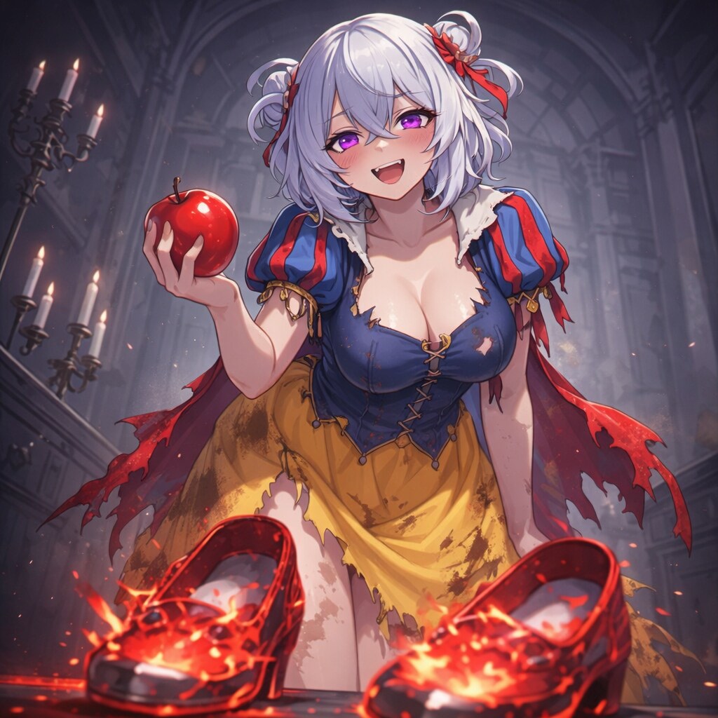 復讐の白雪姫っぽいのを生成したかった