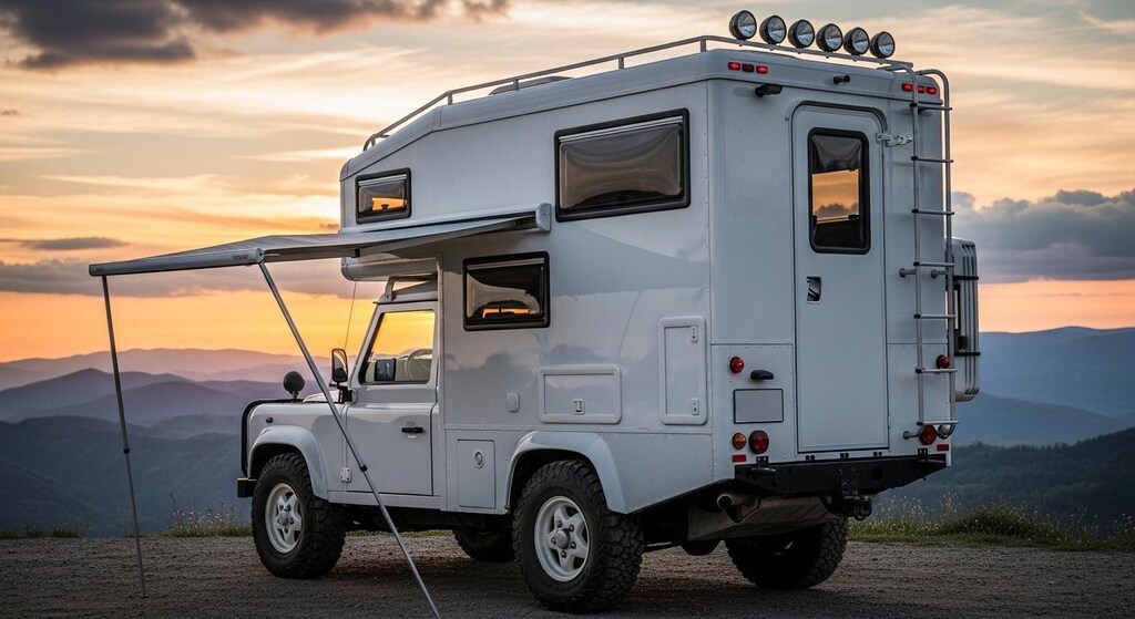 ランドローバーディフェンダ―キャンピングカー