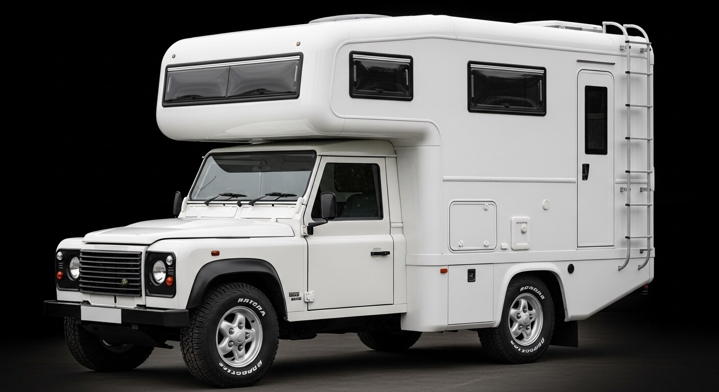ランドローバーディフェンダ―キャンピングカー | の人気AIイラスト・グラビア