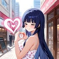 青髪ちゃん 2枚目