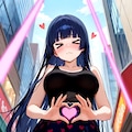 青髪ちゃん 3枚目