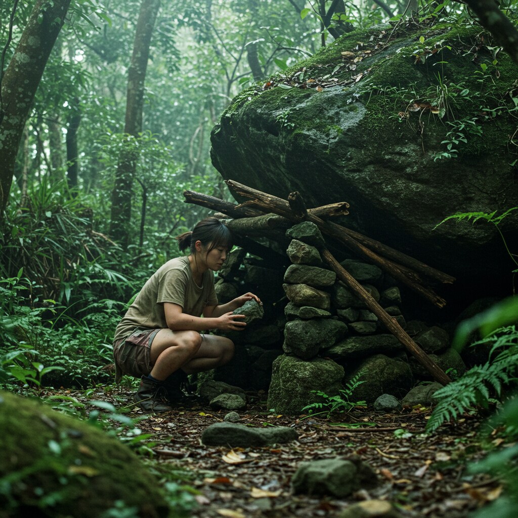 サバイバル女子③(虫食注意)