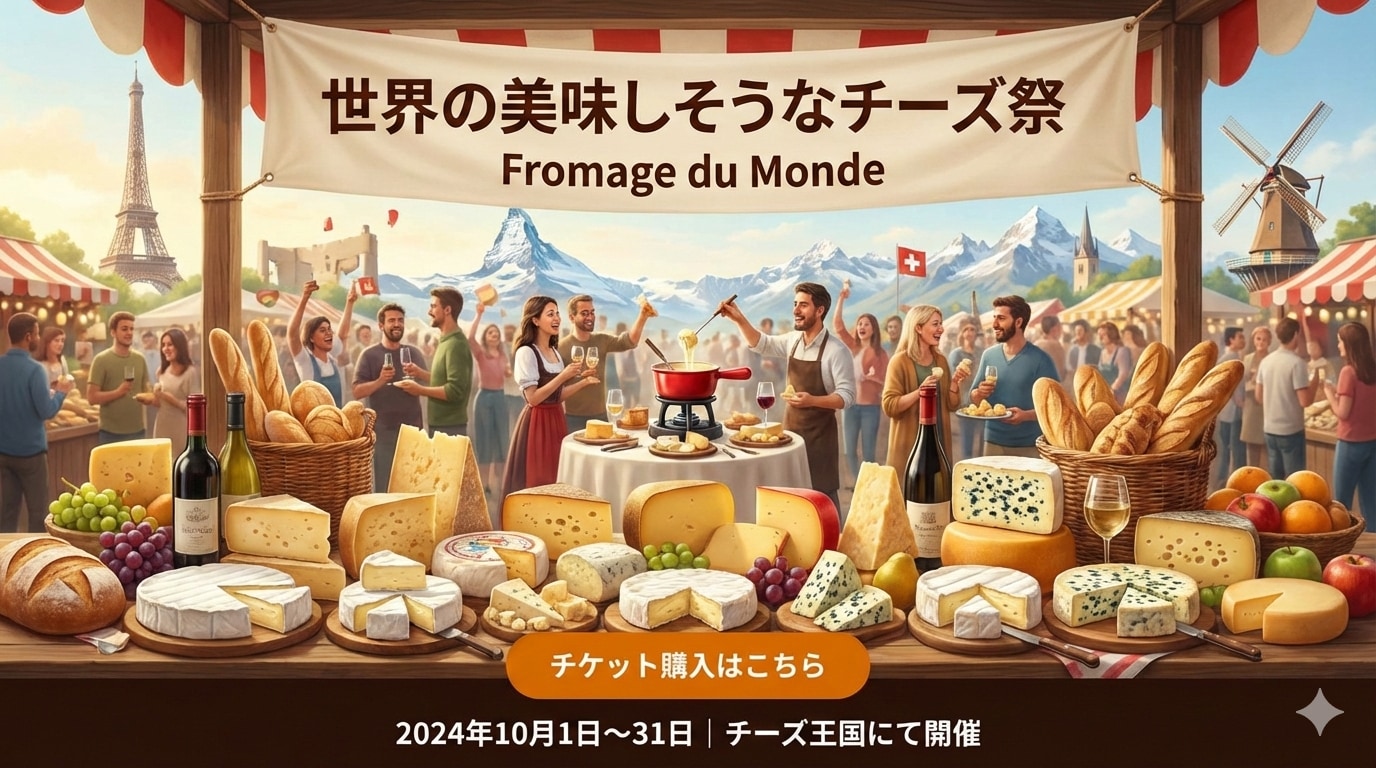 架空企画#世界の美味しそうなチーズ祭 | の人気AIイラスト・グラビア