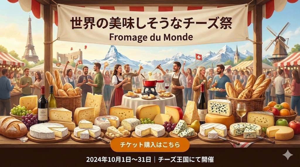 架空企画#世界の美味しそうなチーズ祭