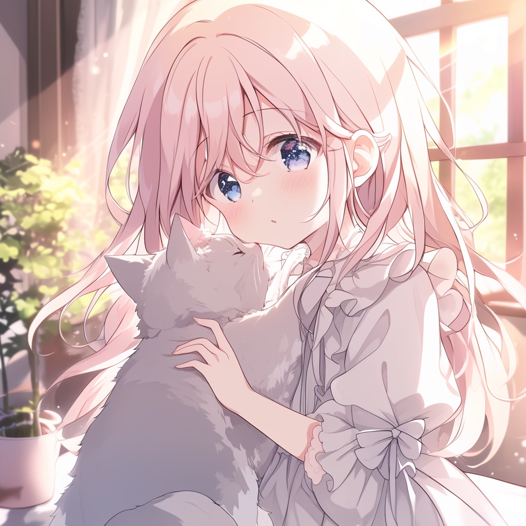 猫と女の子 cats and girl | の人気AIイラスト・グラビア