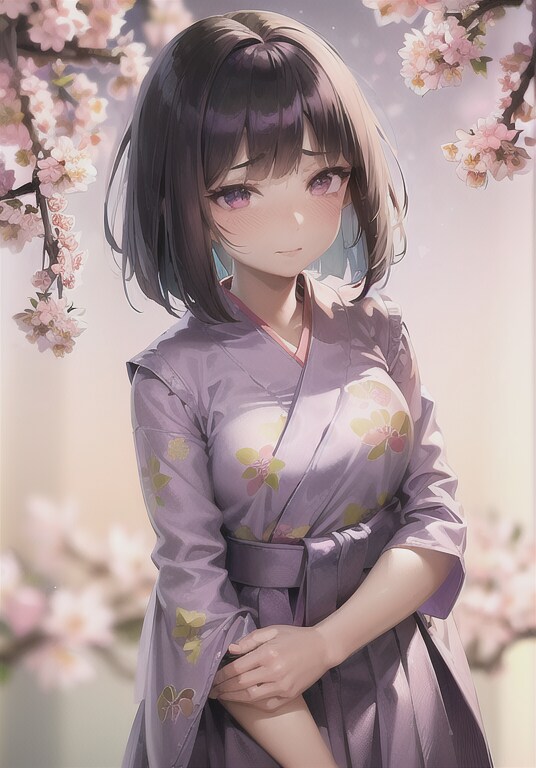 袴の女子校生