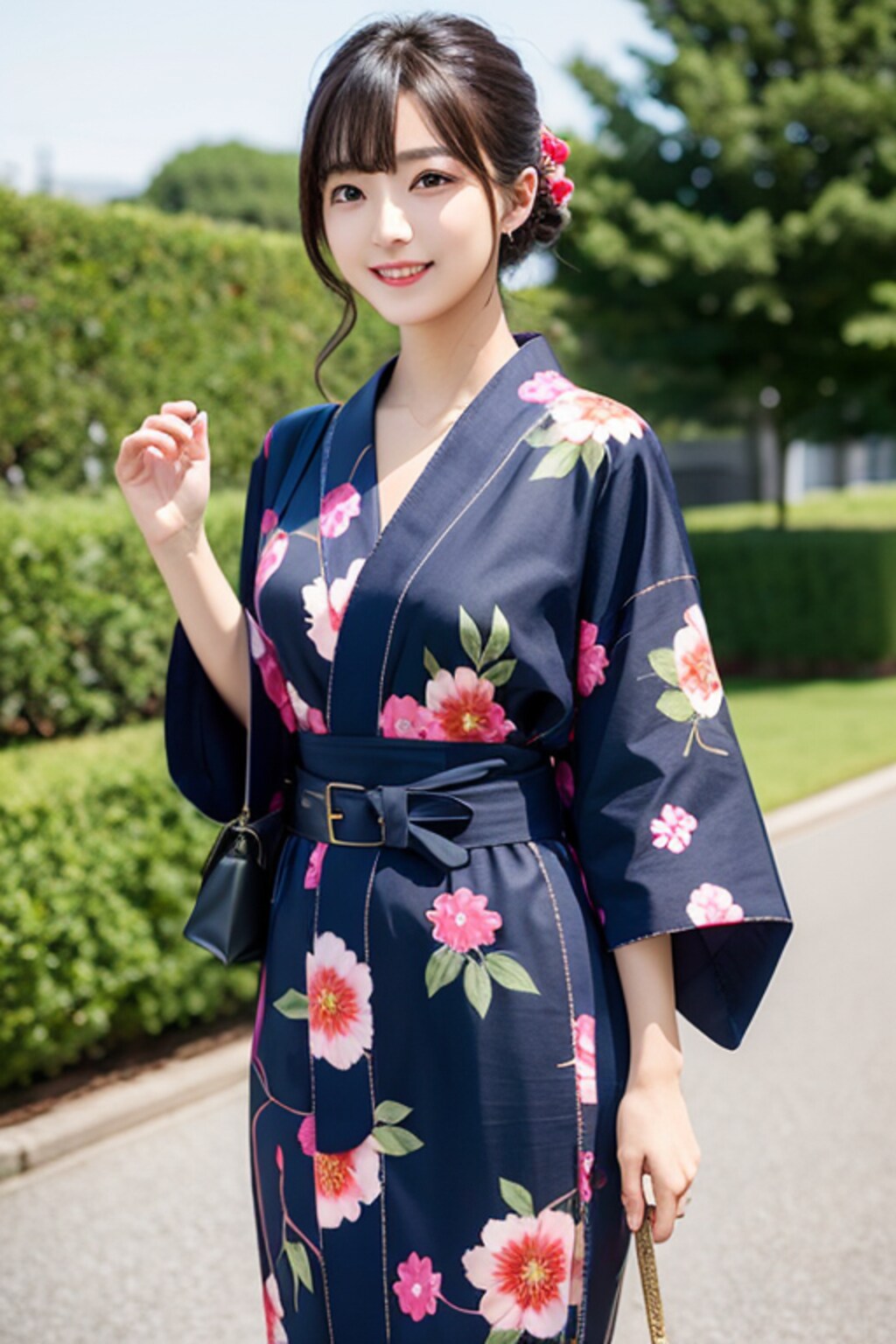 着物／浴衣風を色々と試してみた