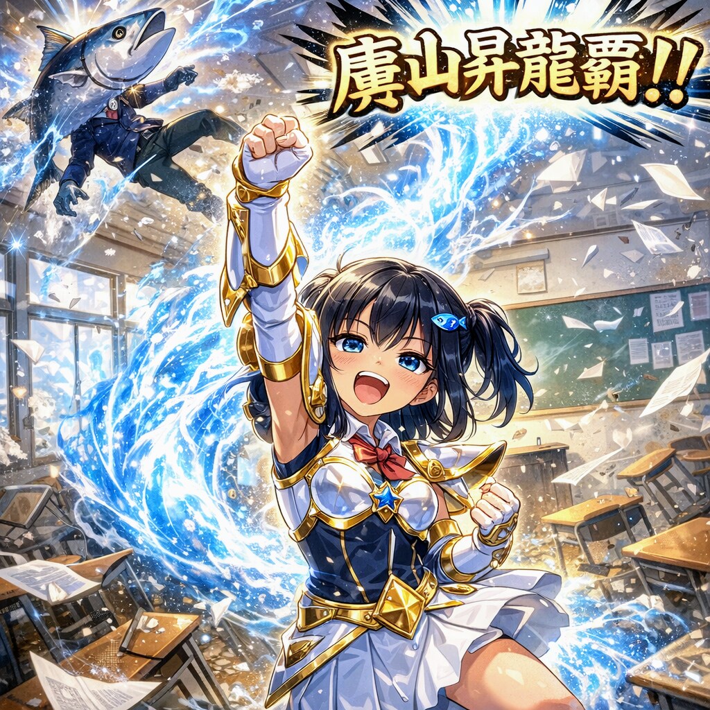 廬山昇龍覇を放つこなつちゃん