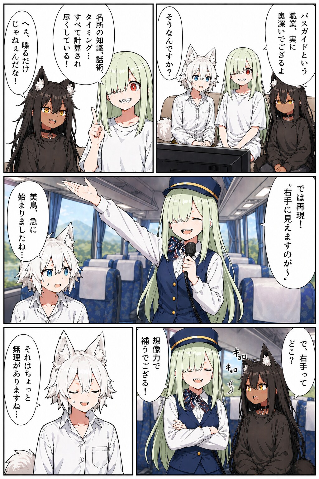 バスガイド -Everyday Ayanagiso- アヤナギ荘の日常 #58