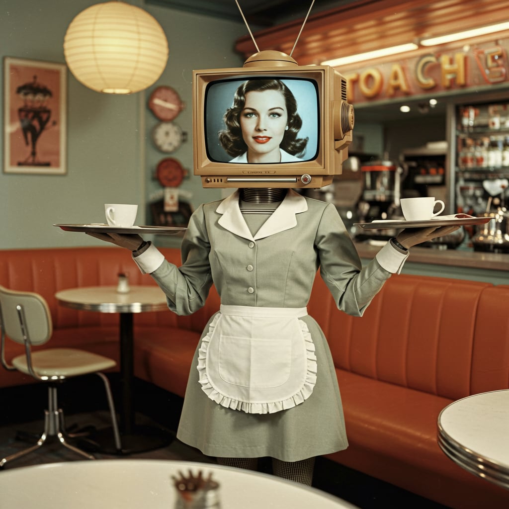 レトロフューチャーなアメリカンダイナー