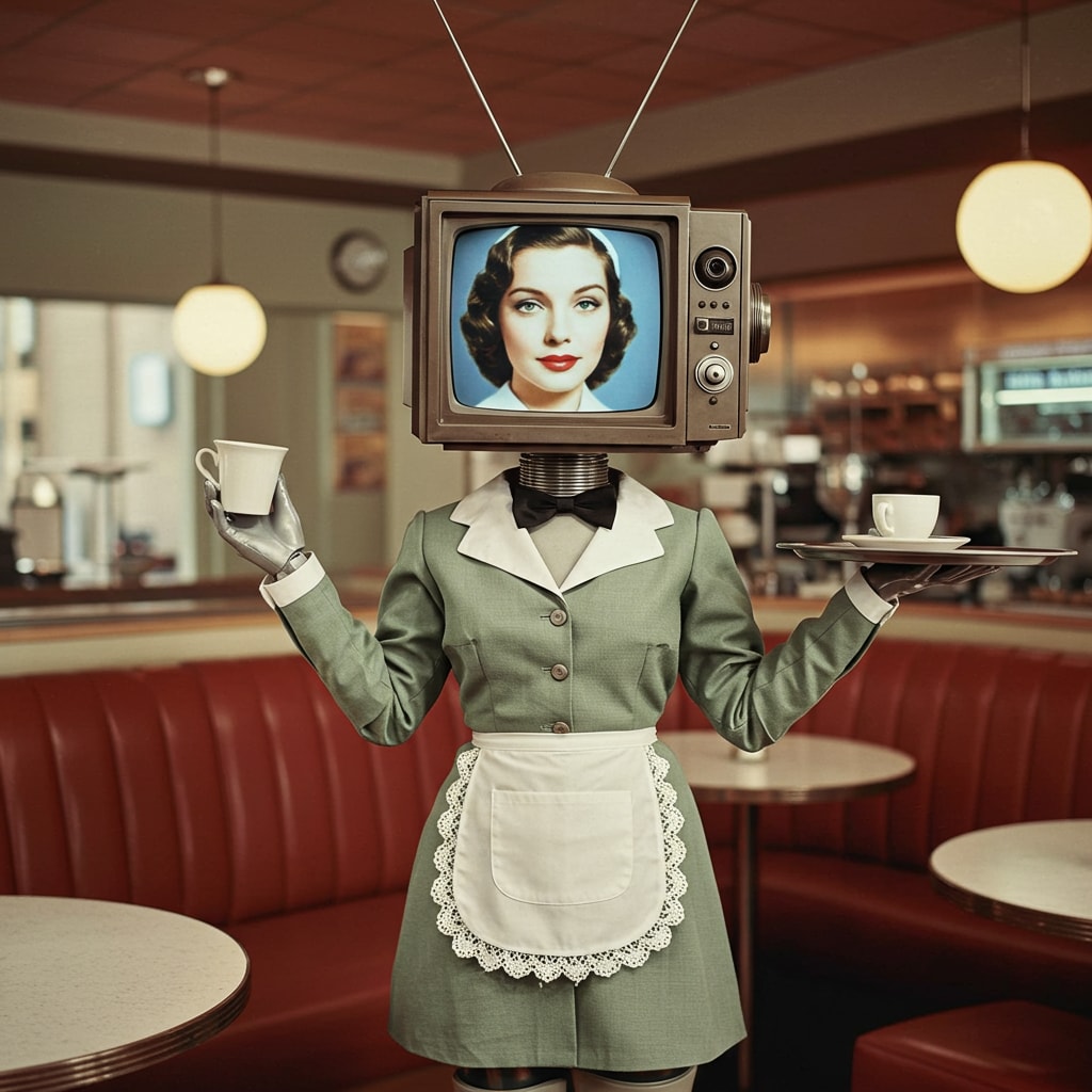 レトロフューチャーなアメリカンダイナー