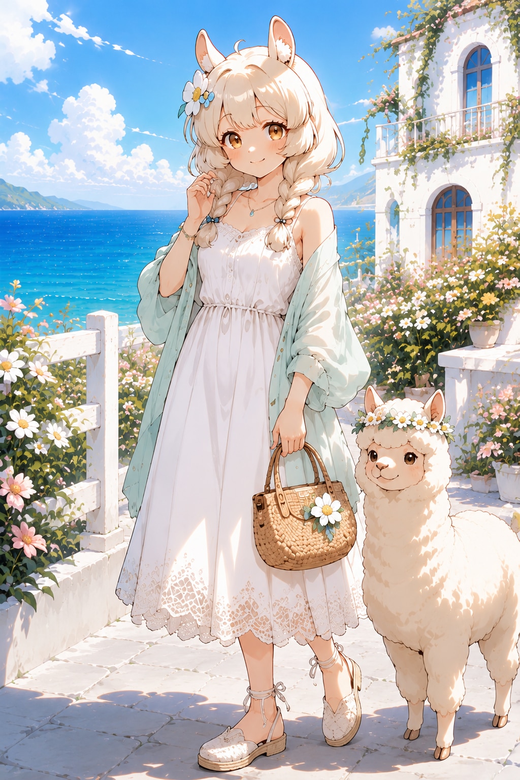 アルパカちゃん夏のコーディネート③