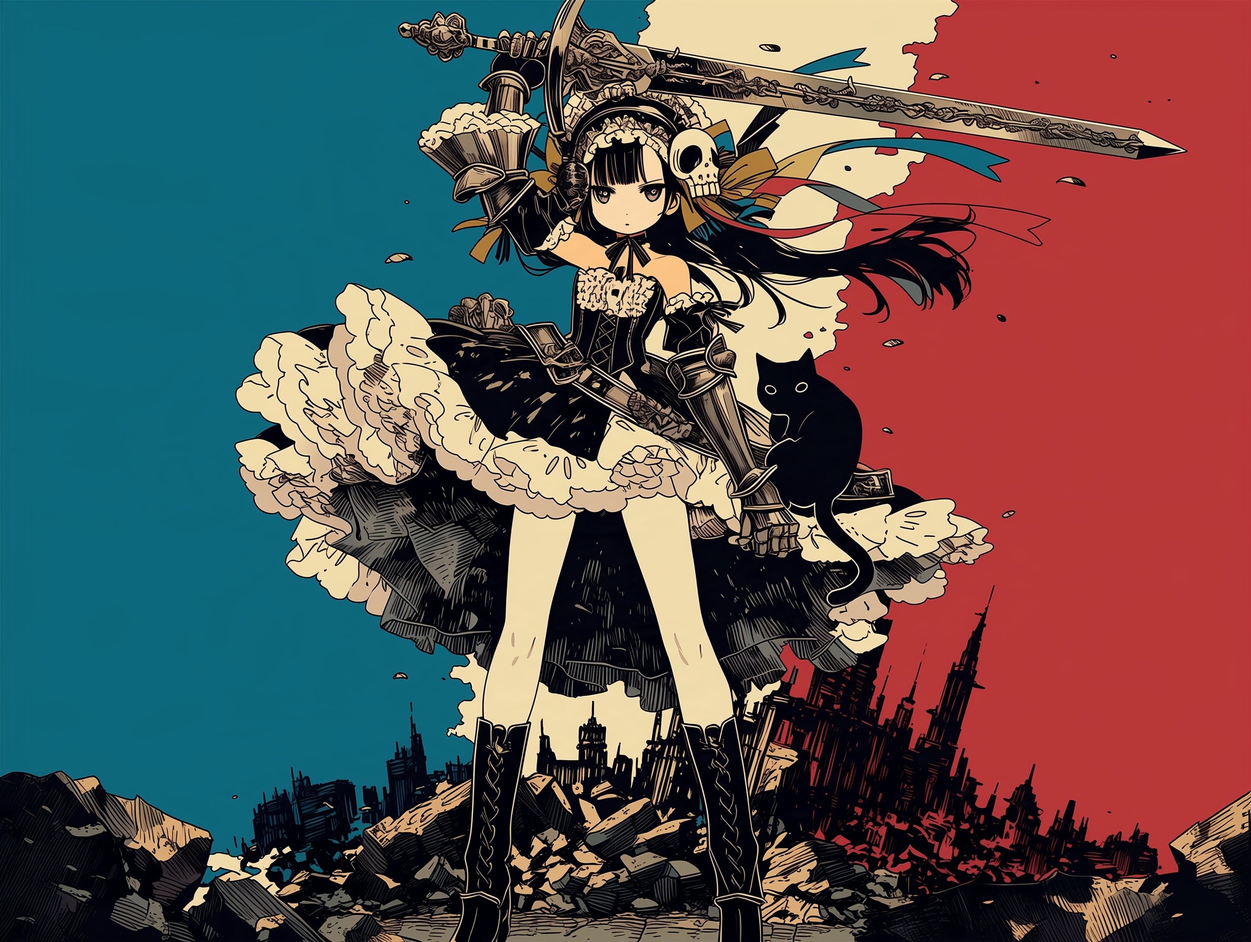 革命の戦士 | の人気AIイラスト・グラビア