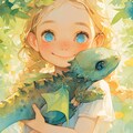 少女とドラゴン 4枚目