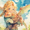 少女とドラゴン 2枚目