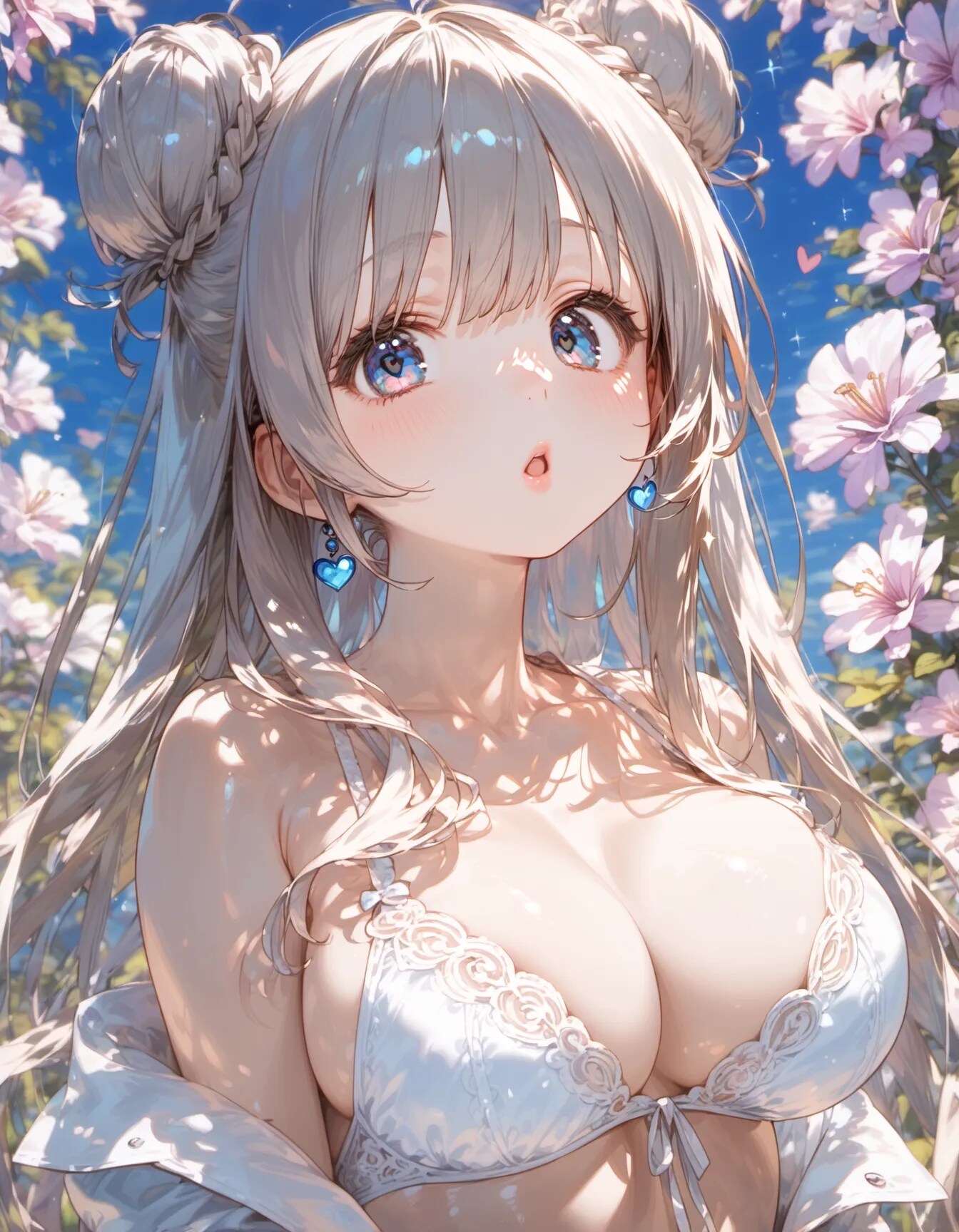 Blue Hearts in Bloom