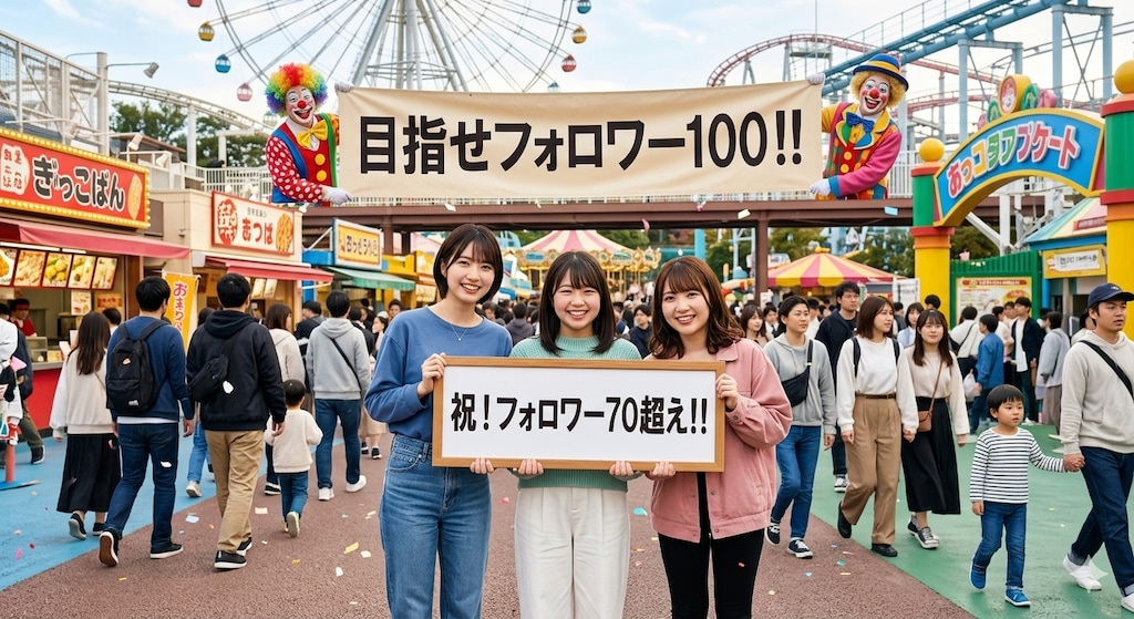 祝！フォロワー70超え！