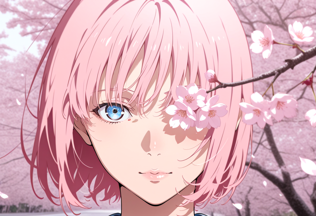 Gazing Under the Cherry Tree