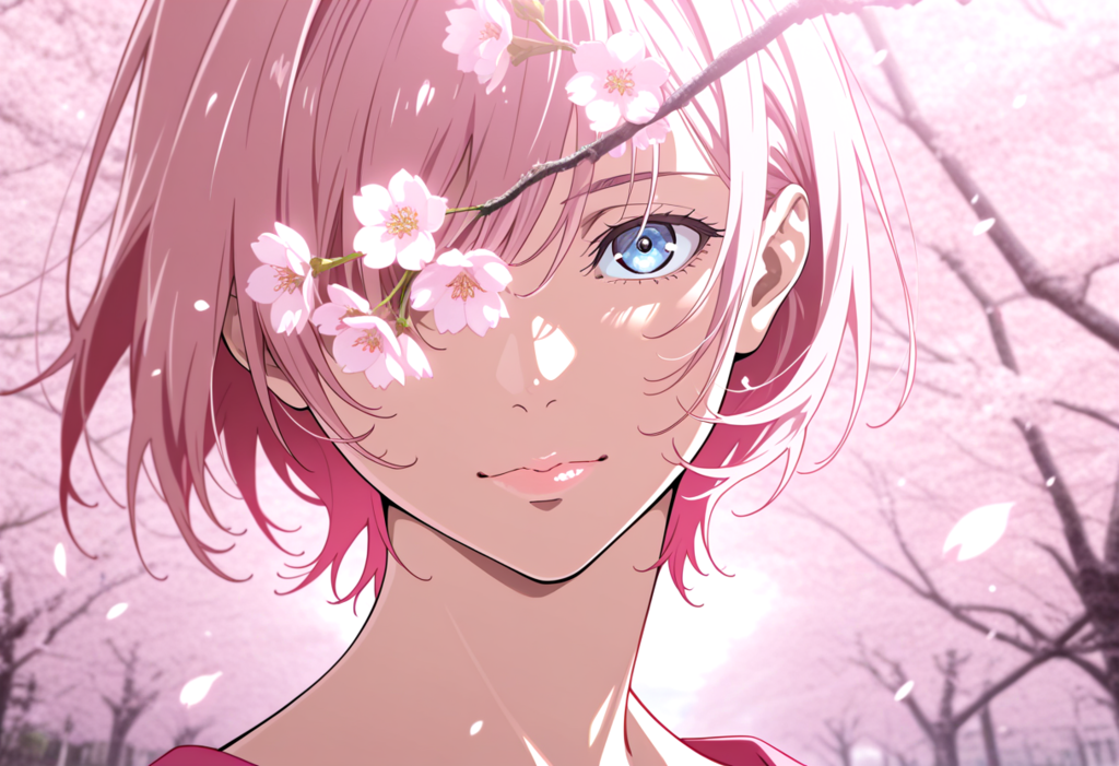 Gazing Under the Cherry Tree