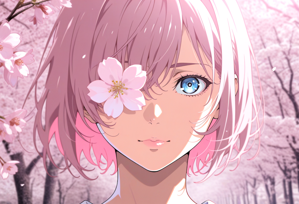 Gazing Under the Cherry Tree