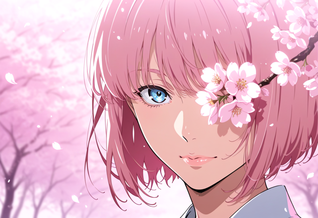 Gazing Under the Cherry Tree