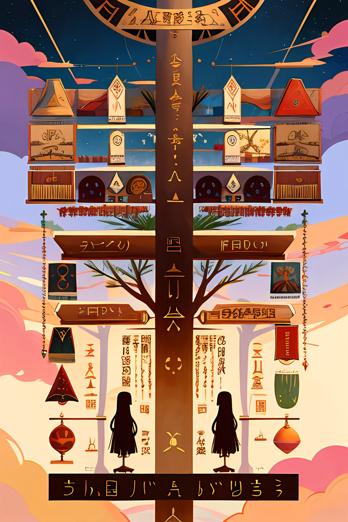 何かの系譜図 | の人気AIイラスト・グラビア