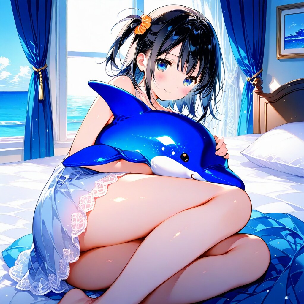 青い部屋
