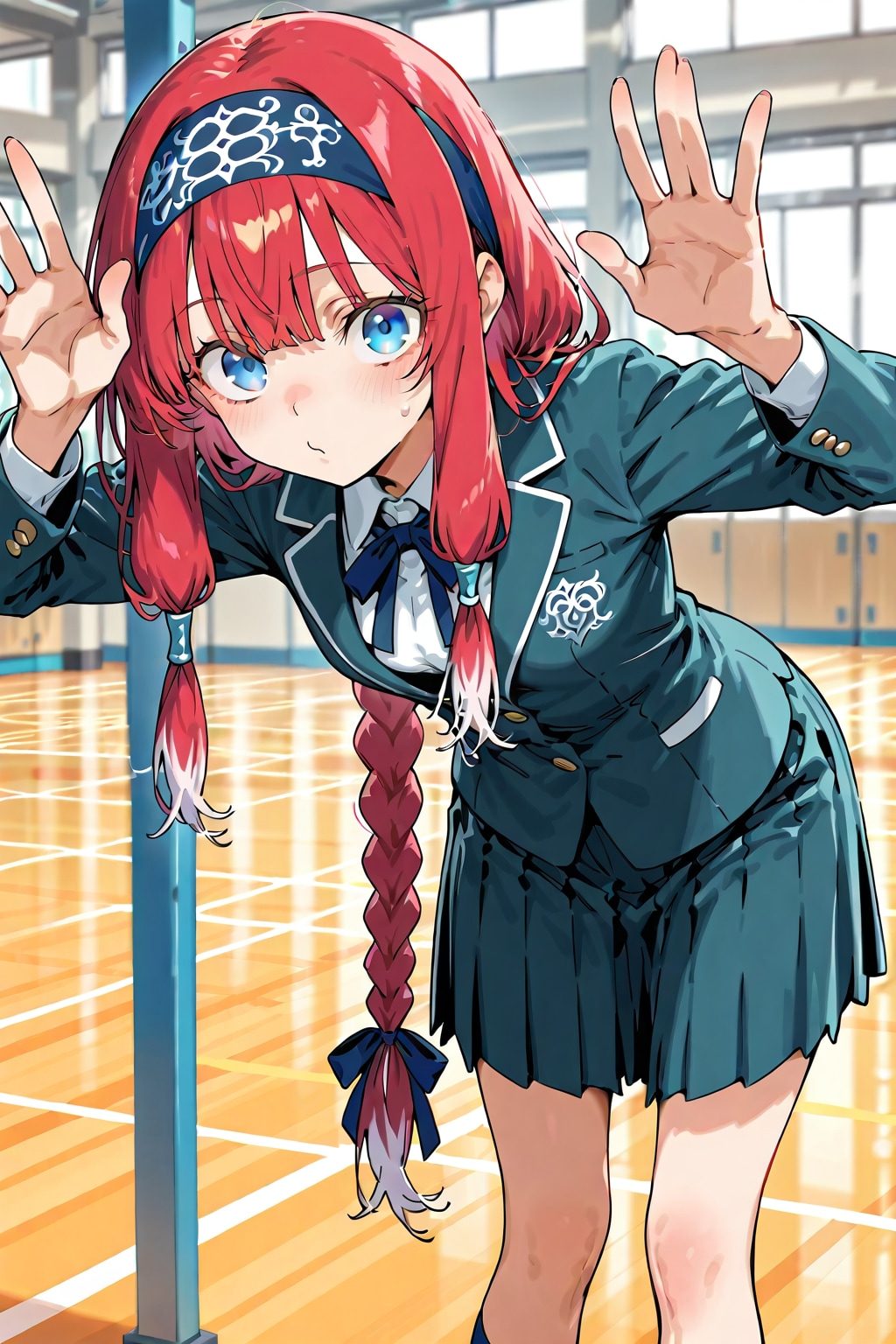 ブレザー制服小織くん | の人気AIイラスト・グラビア