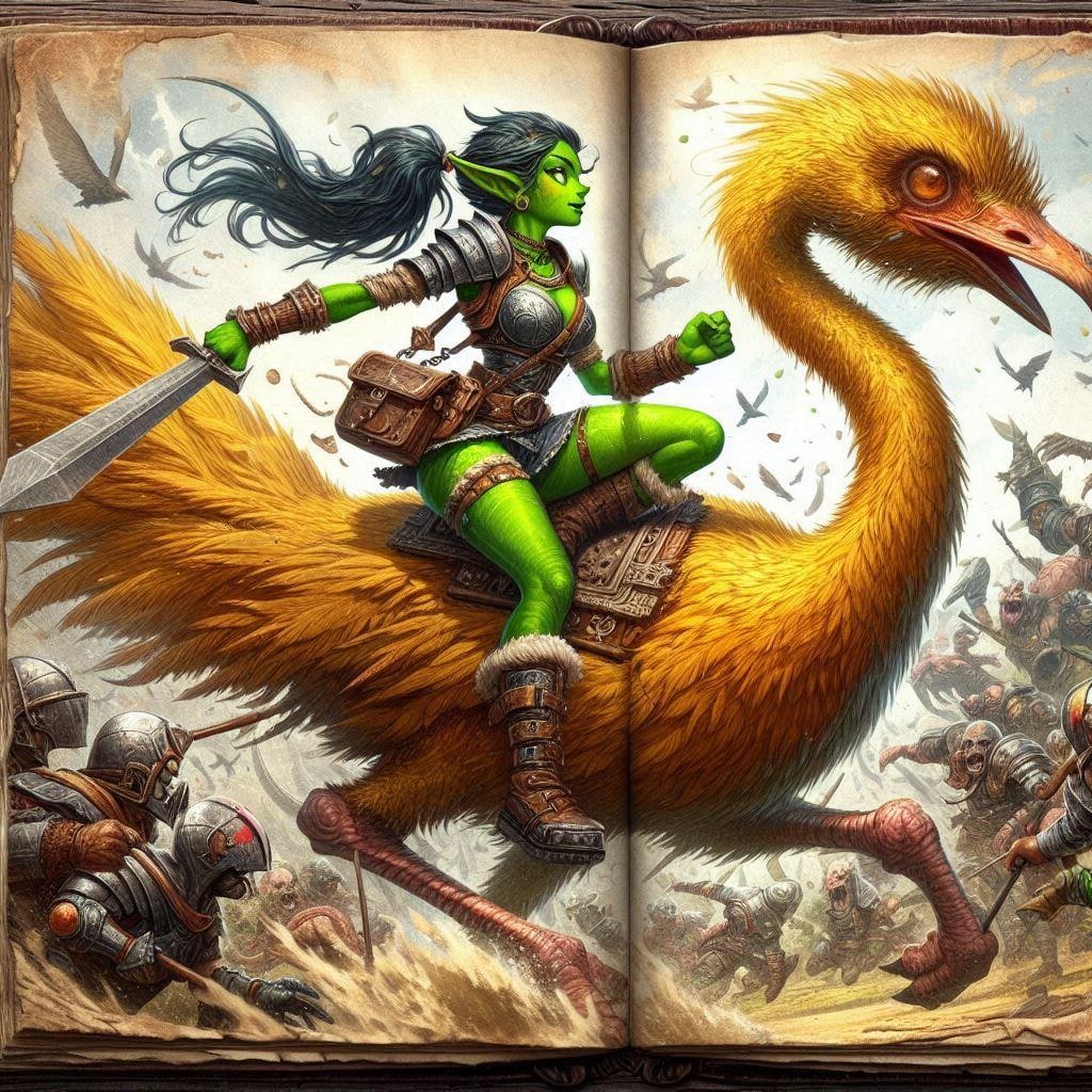 ゴブリンガール騎士