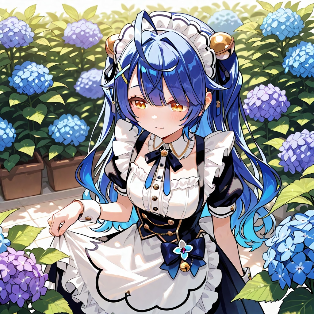 天宮と紫陽花 メイド版