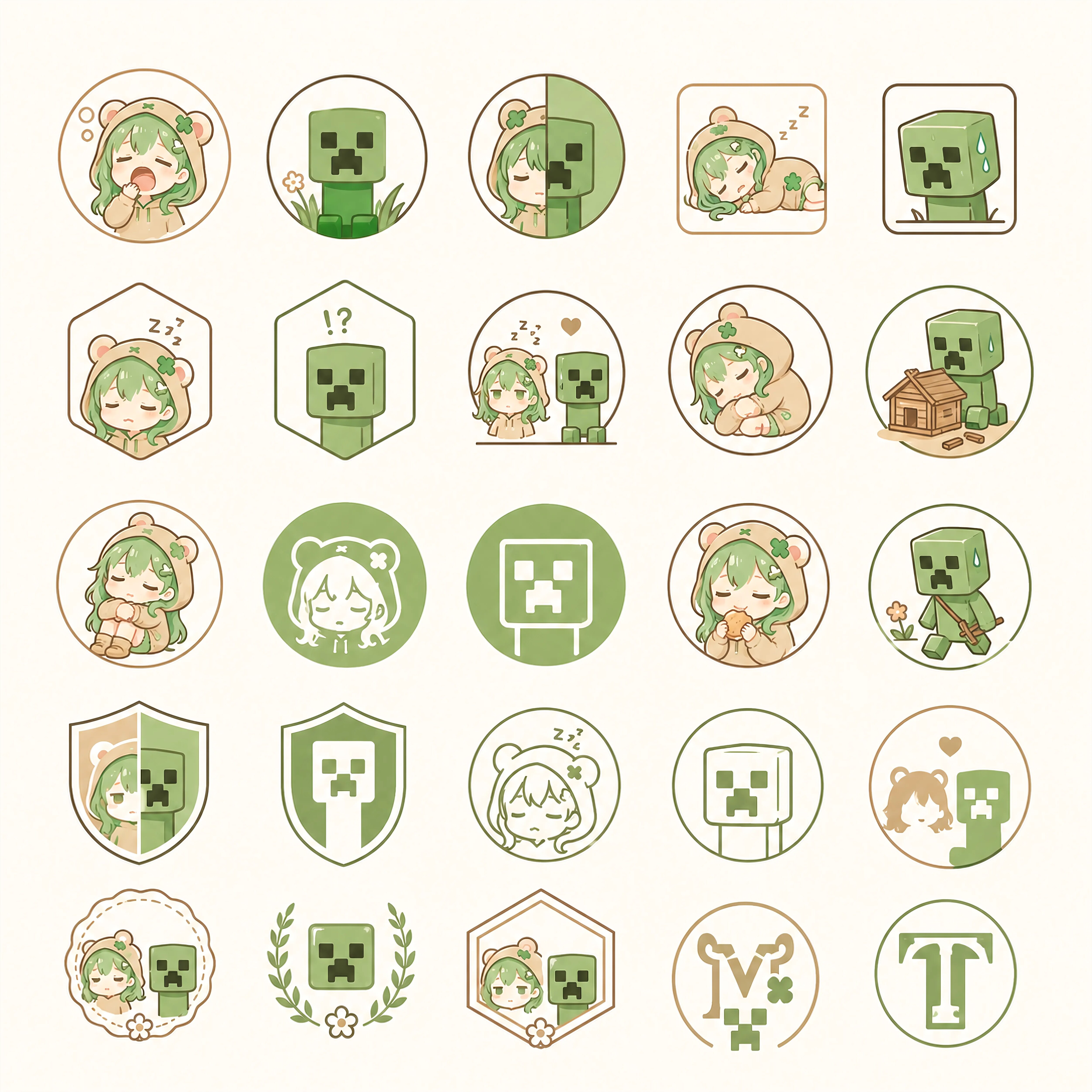 Sleepy Builder Emblems