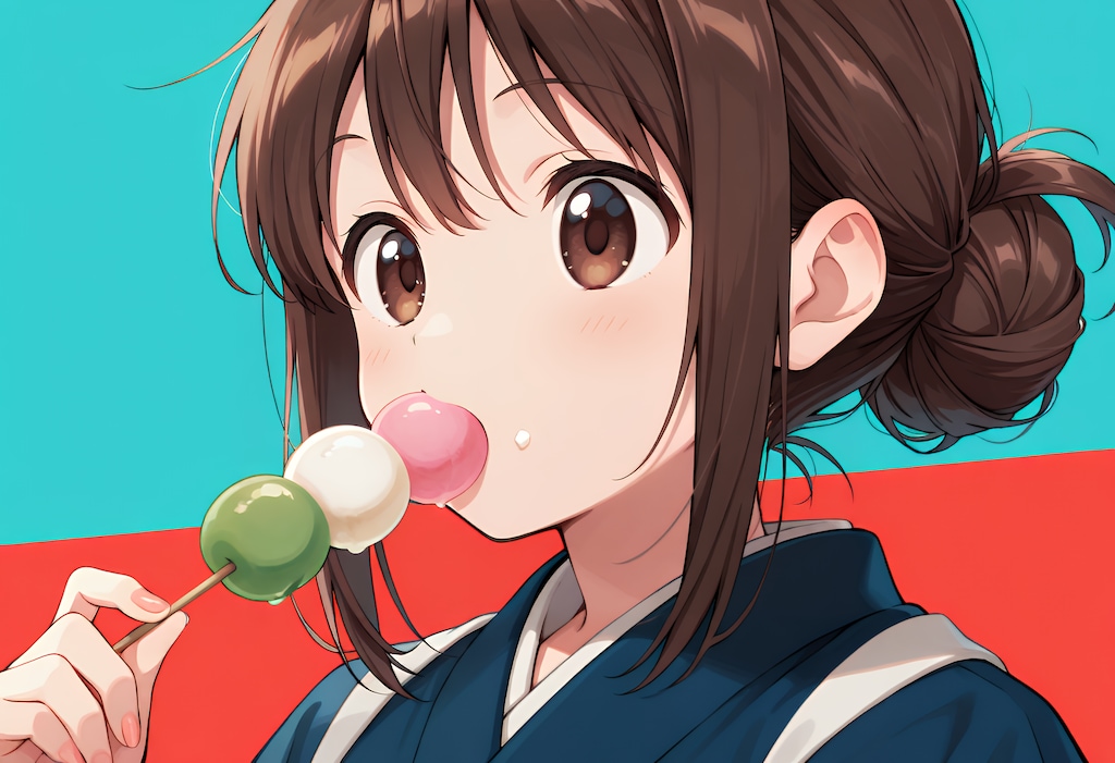 お団子ヘアとお団子