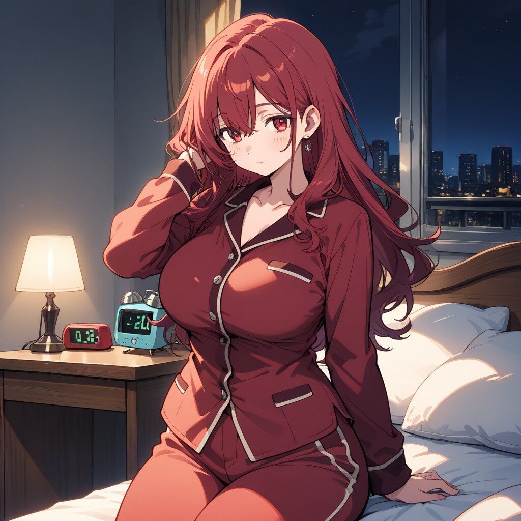 髪を乾かして、おやすみモード