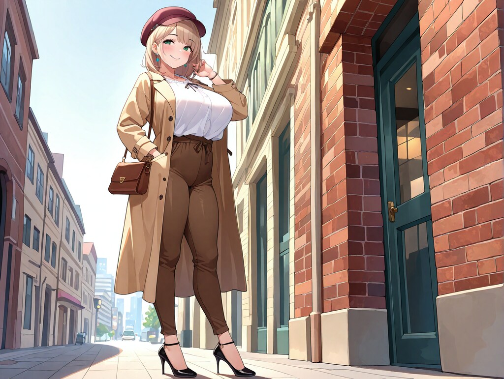 キャップをかぶってお出かけ